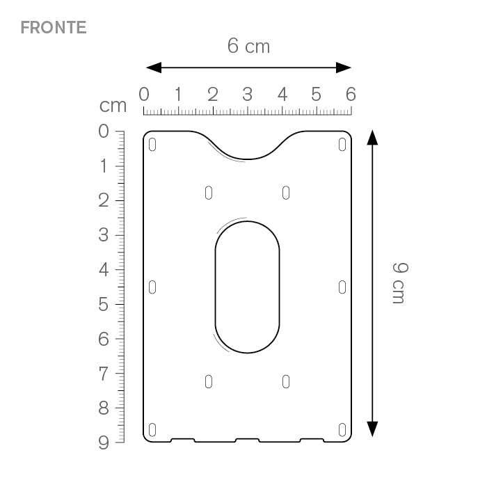 Portacards rigido trasparente – FIRM | PN284