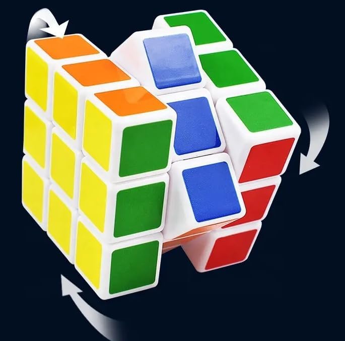 Cubo Rompicapo Versione Originale Magico (Ultima Generazione) Veloce e Liscio Materiale Durevole Non tossico per Adulti e Ragazzi Puzzle Super Resistent
