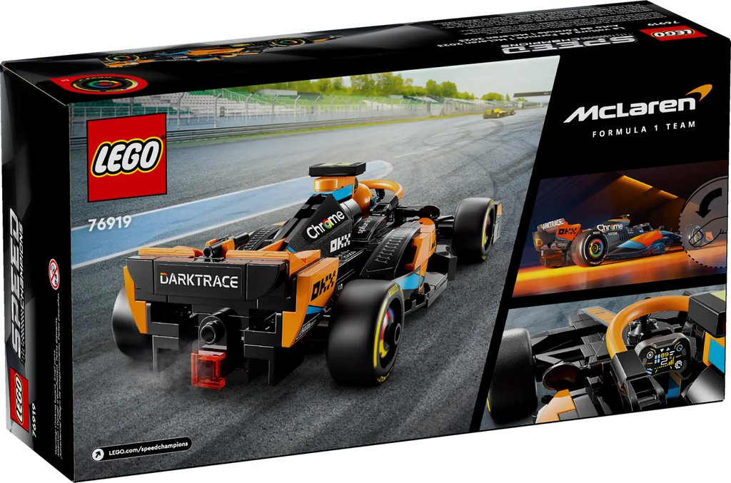 LEGO 76919 Speed Champions Monoposto da corsa McLaren Formula 1 2023