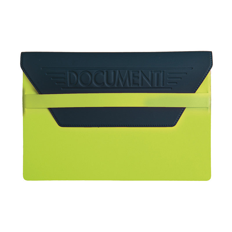 Portadocumenti Auto con Pattina Blu Chiusura con Pattina Porta Libretto Assicurazione Marcatura Neutra a Secco Elegante e Compatto