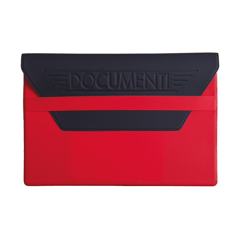 Portadocumenti Auto con Pattina Blu Chiusura con Pattina Porta Libretto Assicurazione Marcatura Neutra a Secco Elegante e Compatto