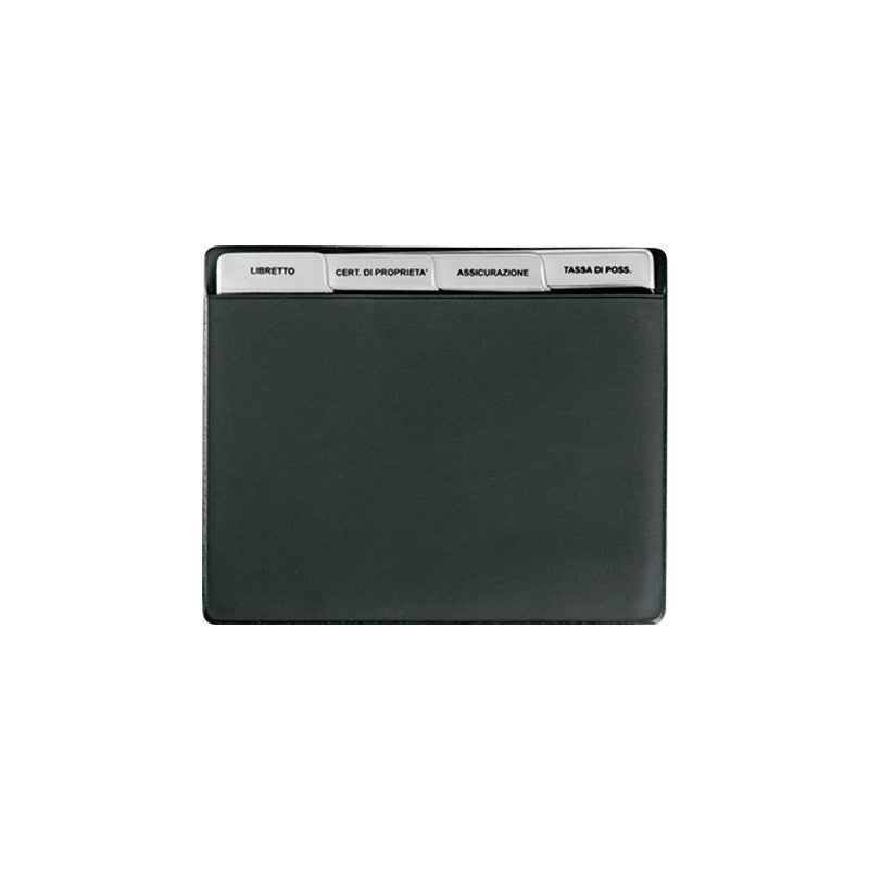Portadocumenti Auto in TAM con 4 Schede Estraibili Pochette Compatto e Resistente
