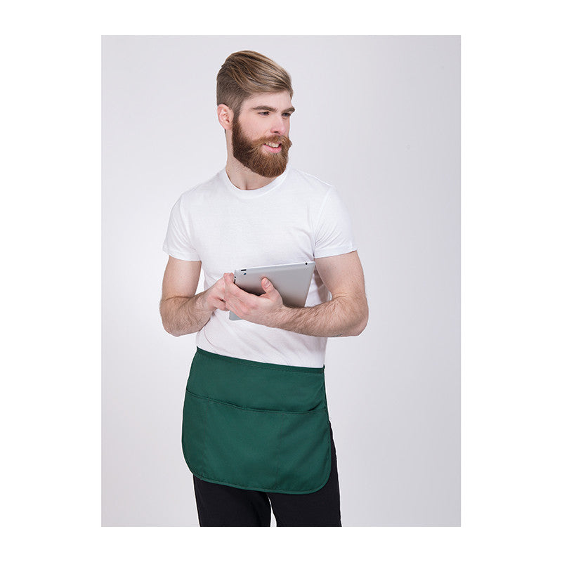 Grembiule Sinalino Bar 50x33 cm con 3 Tasche Frontali – Cotone/Poliestere 200 g/m², Personalizzabile con Stampa Serigrafica o Transfer