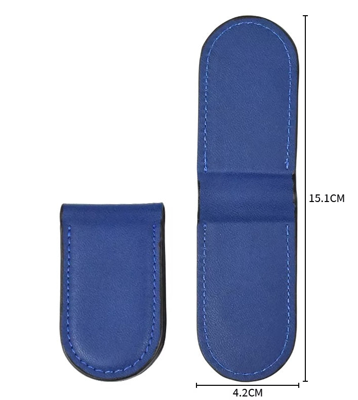Misure del fermasoldi magnetico blu