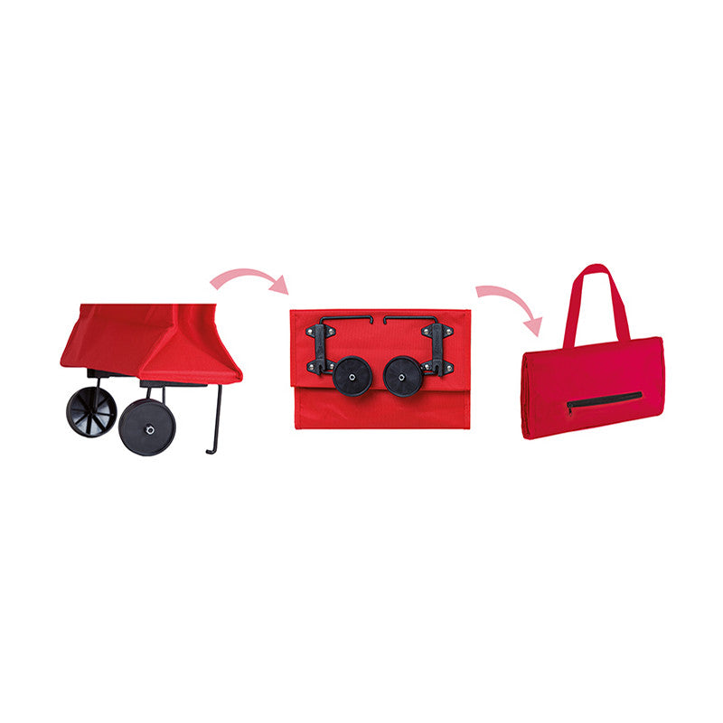 Carrello Spesa in Nylon 600D Richiudibile con Chiusure in Velcro