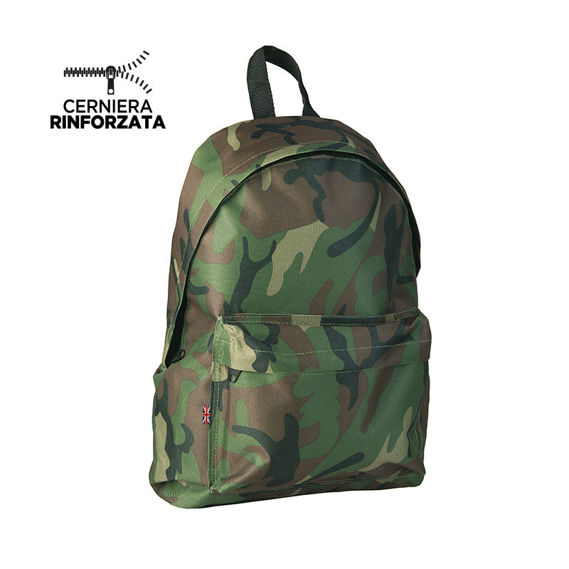 Zaino in Poliestere 600D Imbottito con Tasca Anteriore – Personalizzabile