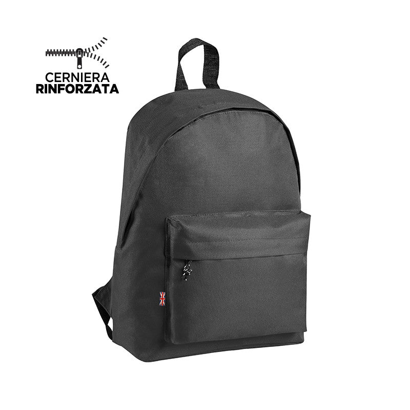 Zaino in Poliestere 600D Imbottito con Tasca Anteriore – Personalizzabile