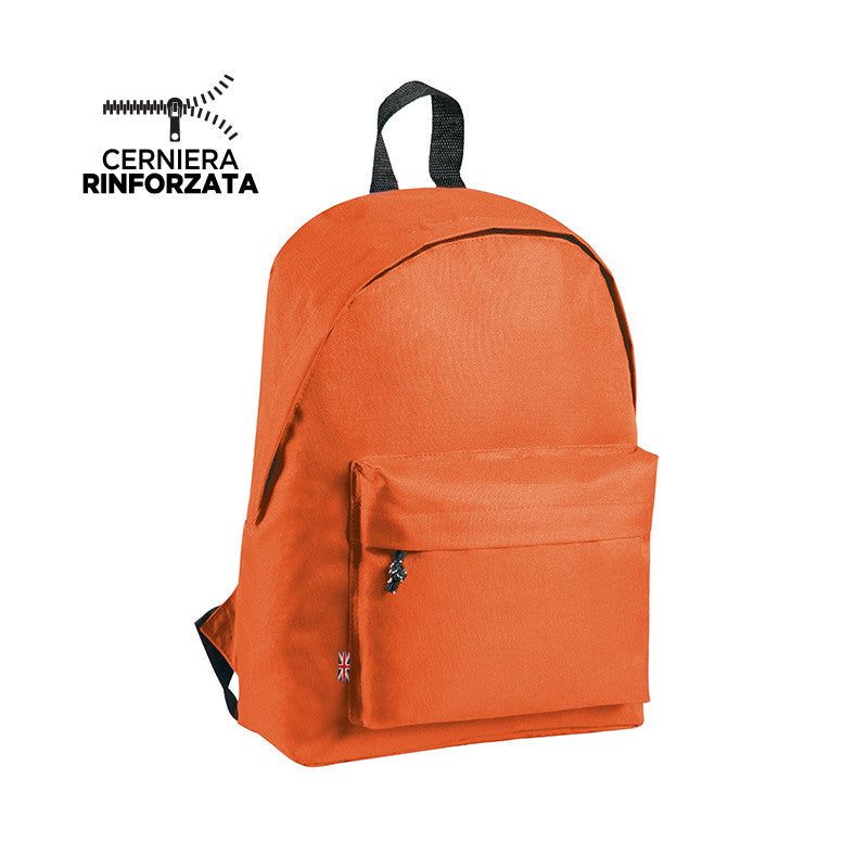 Zaino in Poliestere 600D Imbottito con Tasca Anteriore – Personalizzabile