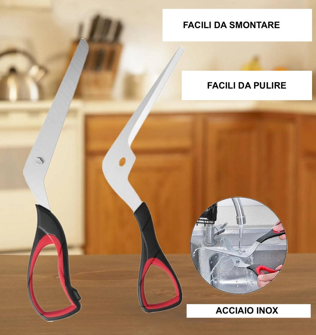 Forbici da pizza smontabili e facili da pulire
