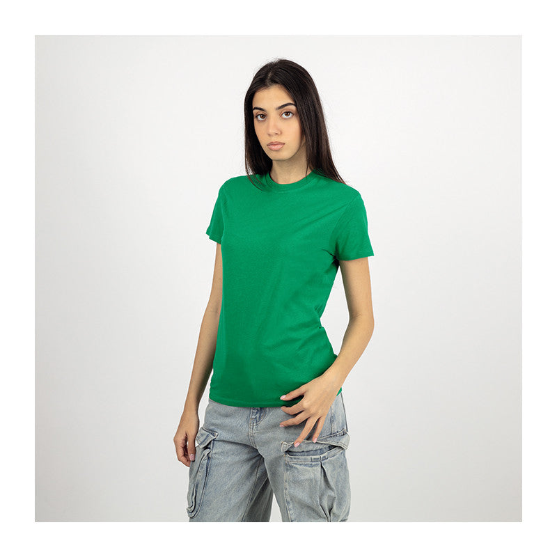 T-Shirt Uomo Donna in Cotone 150 g/m² – Maglietta Adulto Girocollo a Costina Rinforzata, Cuciture Laterali, Manica Corta, Colori Reattivi, T-Shirt Personalizzabile