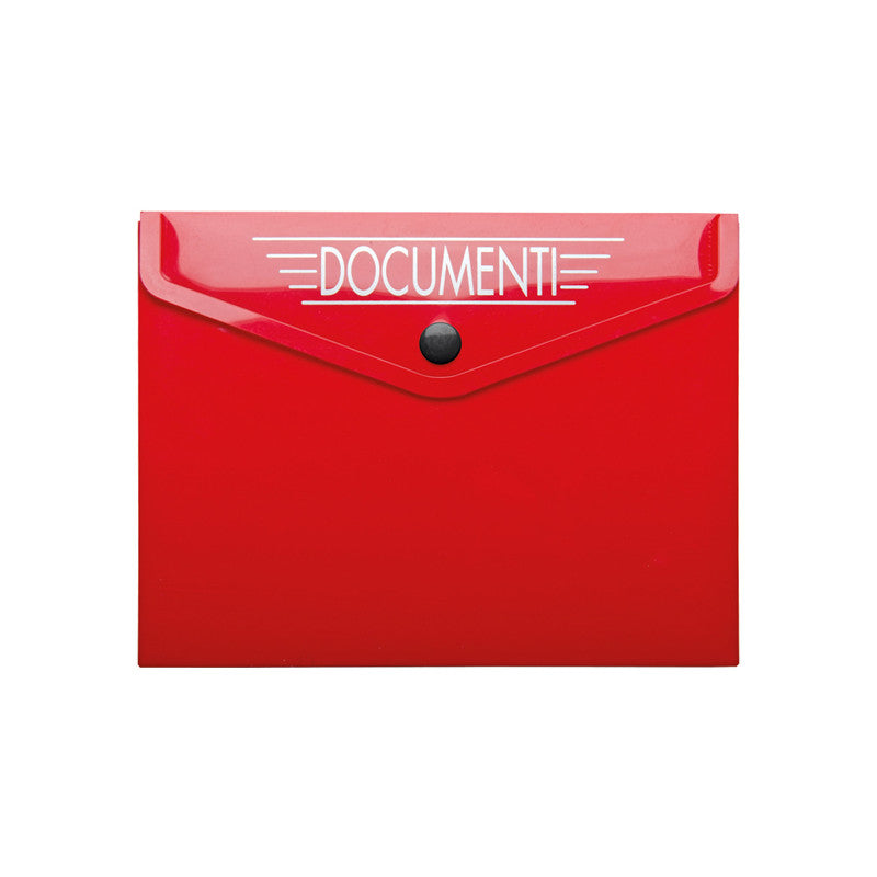 ortadocumenti Auto Moto Barca Camper in PVC 18x13,7 cm Chiusura con Bottone Personalizzabile Porta Libretto Assicurazione Bollo Disco Orario