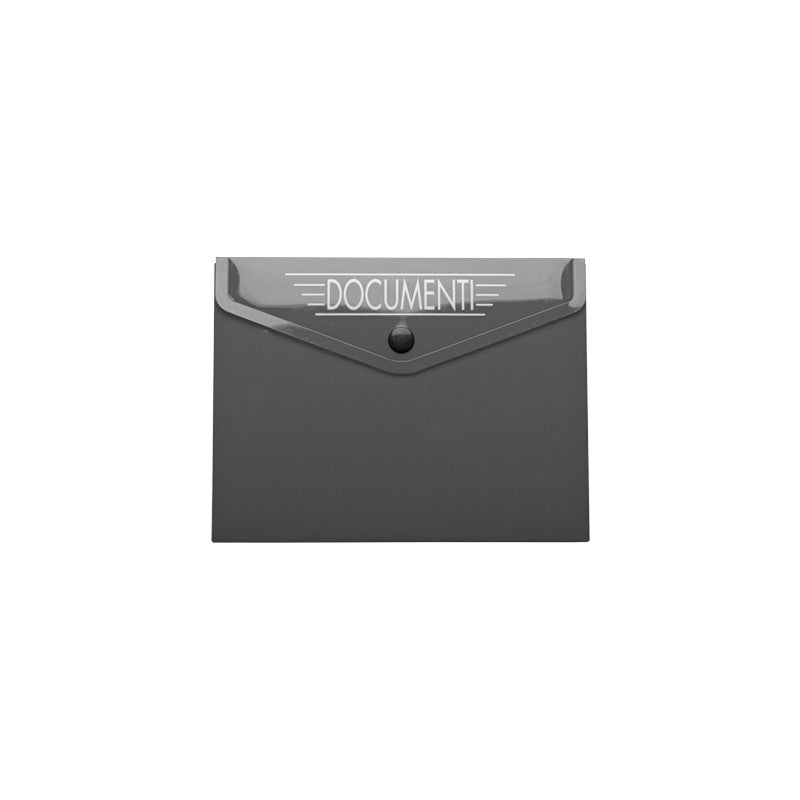 ortadocumenti Auto Moto Barca Camper in PVC 18x13,7 cm Chiusura con Bottone Personalizzabile Porta Libretto Assicurazione Bollo Disco Orario