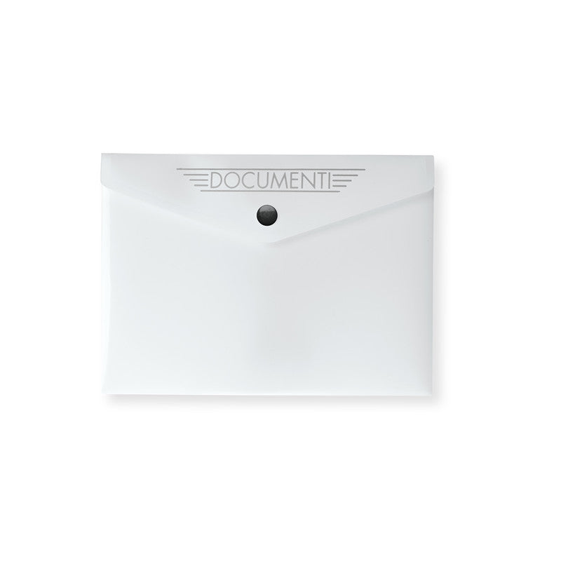 ortadocumenti Auto Moto Barca Camper in PVC 18x13,7 cm Chiusura con Bottone Personalizzabile Porta Libretto Assicurazione Bollo Disco Orario