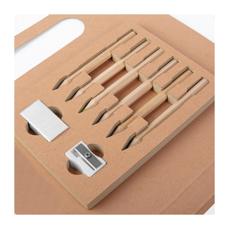 Set Disegni da Colorare in Carta Kraft con Accessori – Idea Regalo Creativa