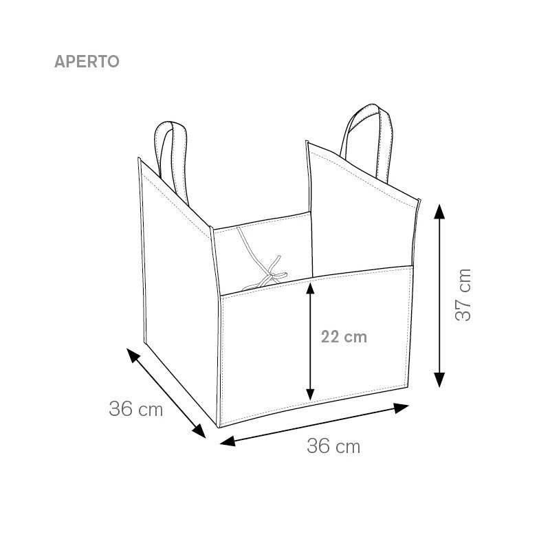 Borsa Porta Pizze in TNT – Capacità 6 Pizze con Manici Corti e Chiusura a Laccio