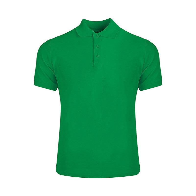 Polo Uomo in Cotone Piqué Pettinato – Manica Corta, 3 Bottoni - Personalizzabile