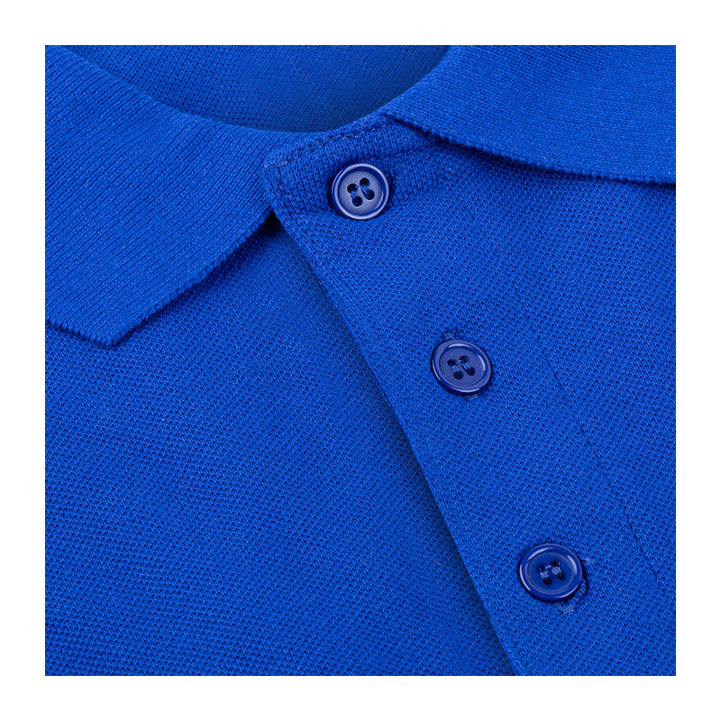 Polo Uomo in Cotone Piqué Pettinato – Manica Corta, 3 Bottoni - Personalizzabile