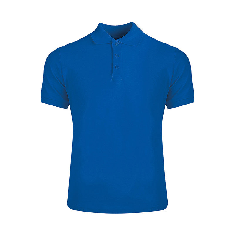 Polo Uomo in Cotone Piqué Pettinato – Manica Corta, 3 Bottoni - Personalizzabile