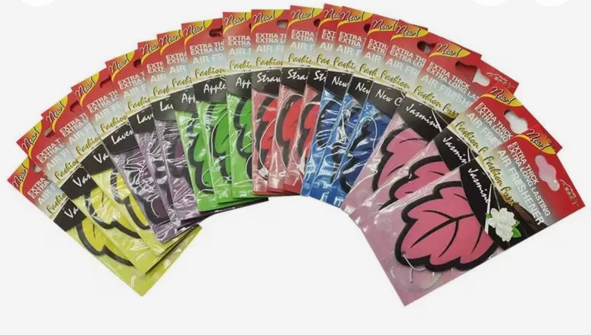 Profumatori auto assortiti a foglia