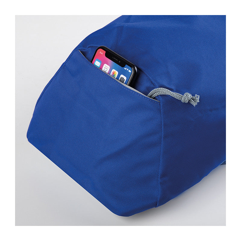 Zaino in Poliestere 300D con Schienale e Spallacci Imbottiti – Tasca Inferiore e Chiusura Zip