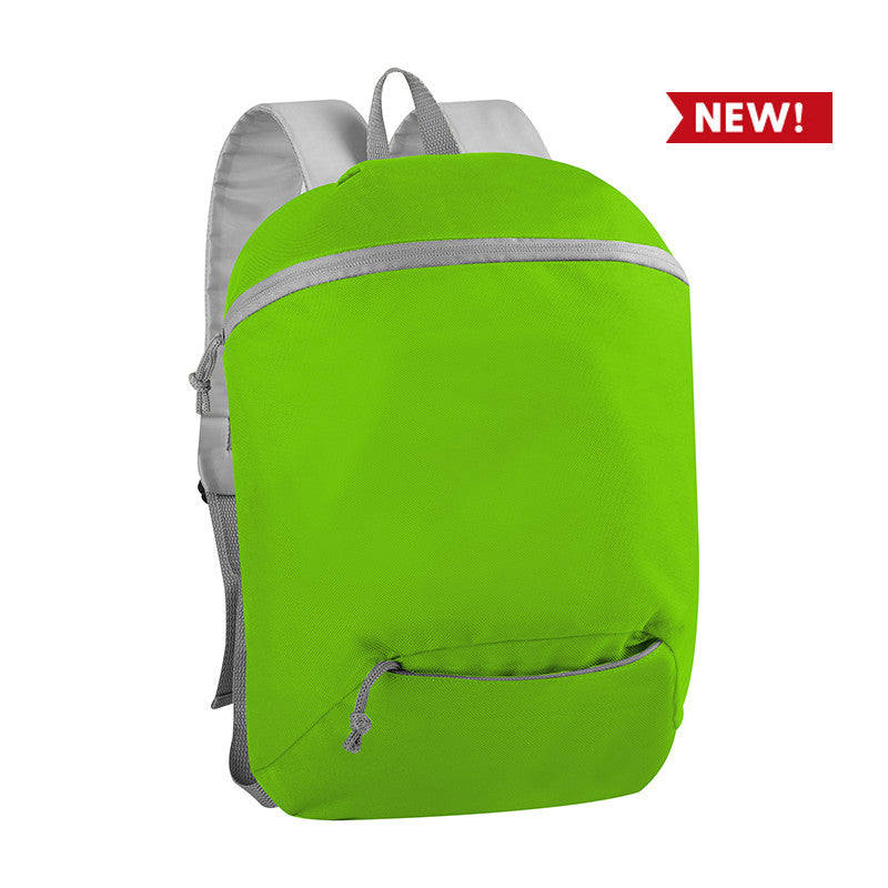 Zaino in Poliestere 300D con Schienale e Spallacci Imbottiti – Tasca Inferiore e Chiusura Zip