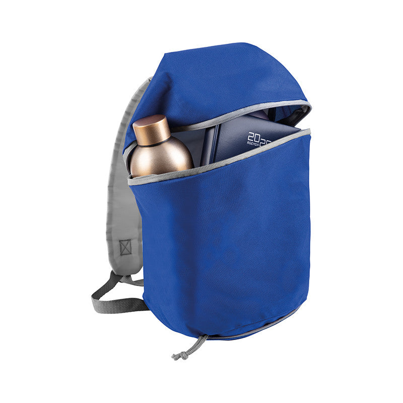 Zaino in Poliestere 300D con Schienale e Spallacci Imbottiti – Tasca Inferiore e Chiusura Zip