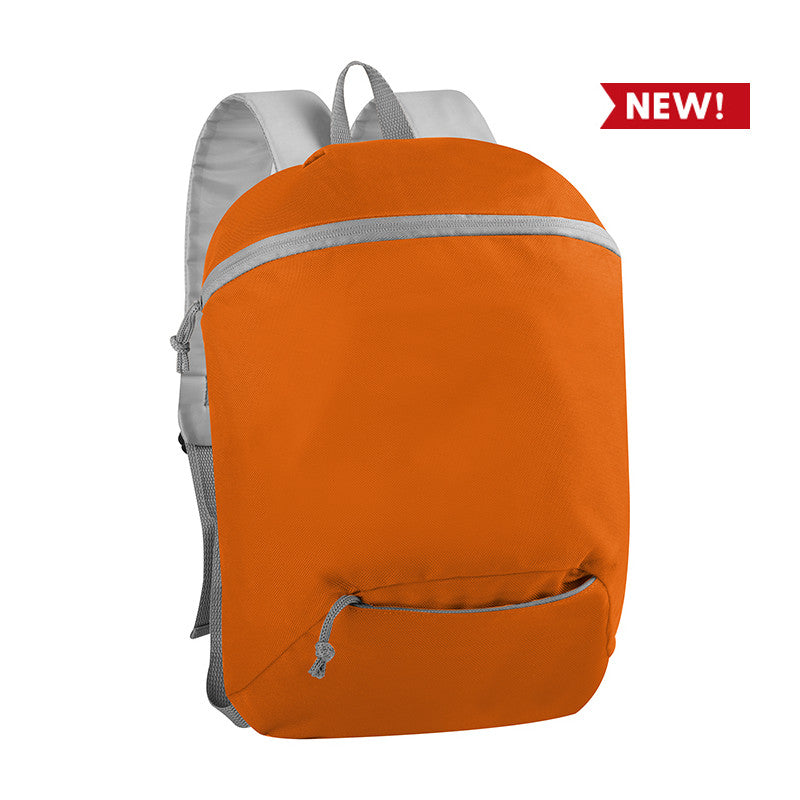 Zaino in Poliestere 300D con Schienale e Spallacci Imbottiti – Tasca Inferiore e Chiusura Zip