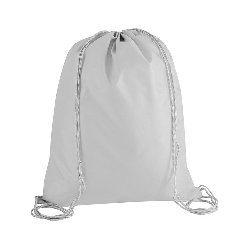 Zainetto Sacca 210D in Poliestere 33x45 cm – Leggero e Resistente con Doppia Corda, Ideale per Personalizzazione con Stampa Serigrafica e Sublimazione