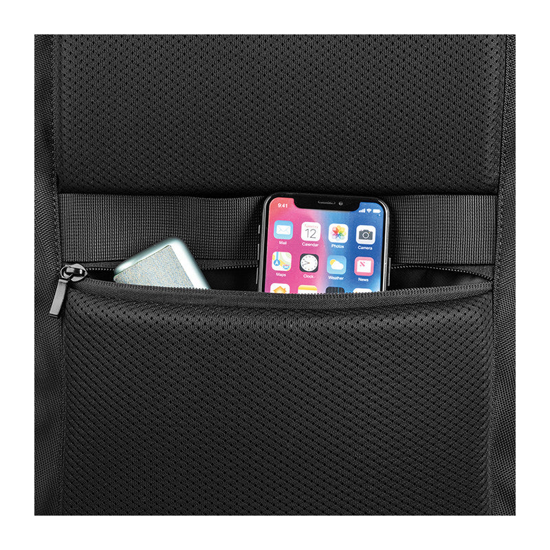 Zaino in Nylon 1680D con Vano Laptop e Tablet, Porta USB e Fascia Trolley