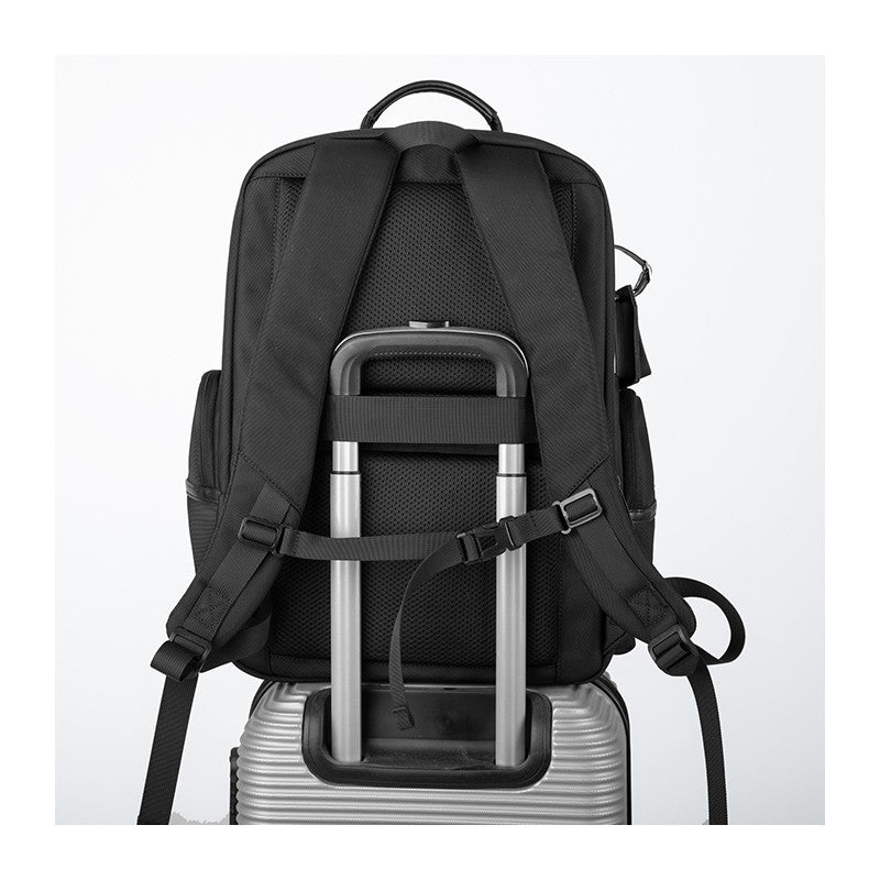 Zaino in Nylon 1680D con Vano Laptop e Tablet, Porta USB e Fascia Trolley