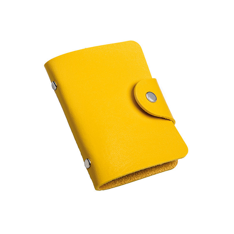 Portabiglietti da Visita / Portacard in Poliuretano – 12 Posti, 7,2x10,2 cm, Custodia Compatta Personalizzabile con Stampa UV, Incisione o Stampa a Caldo