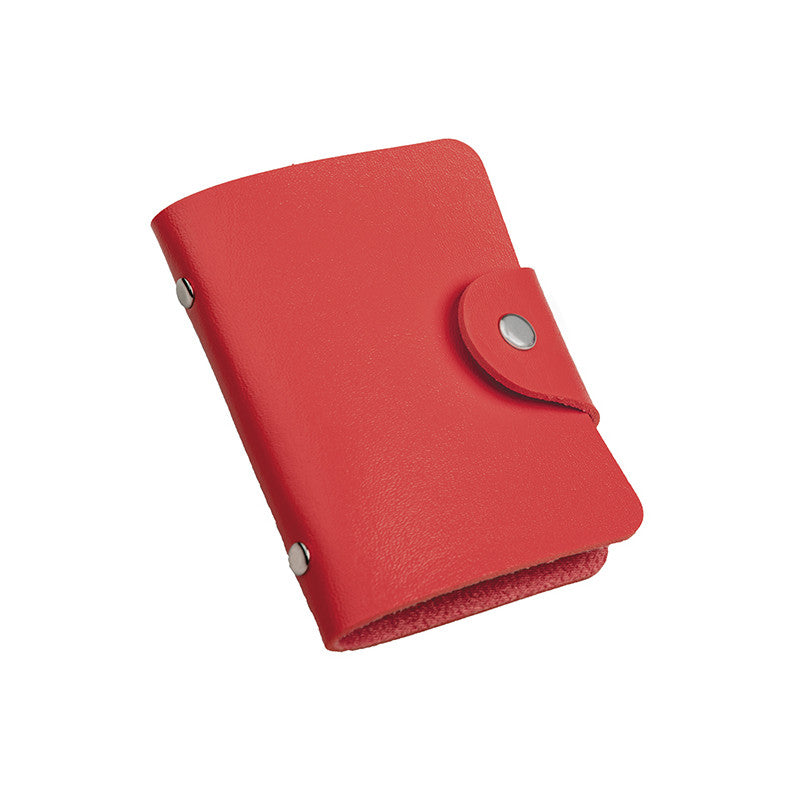 Portabiglietti da Visita / Portacard in Poliuretano – 12 Posti, 7,2x10,2 cm, Custodia Compatta Personalizzabile con Stampa UV, Incisione o Stampa a Caldo