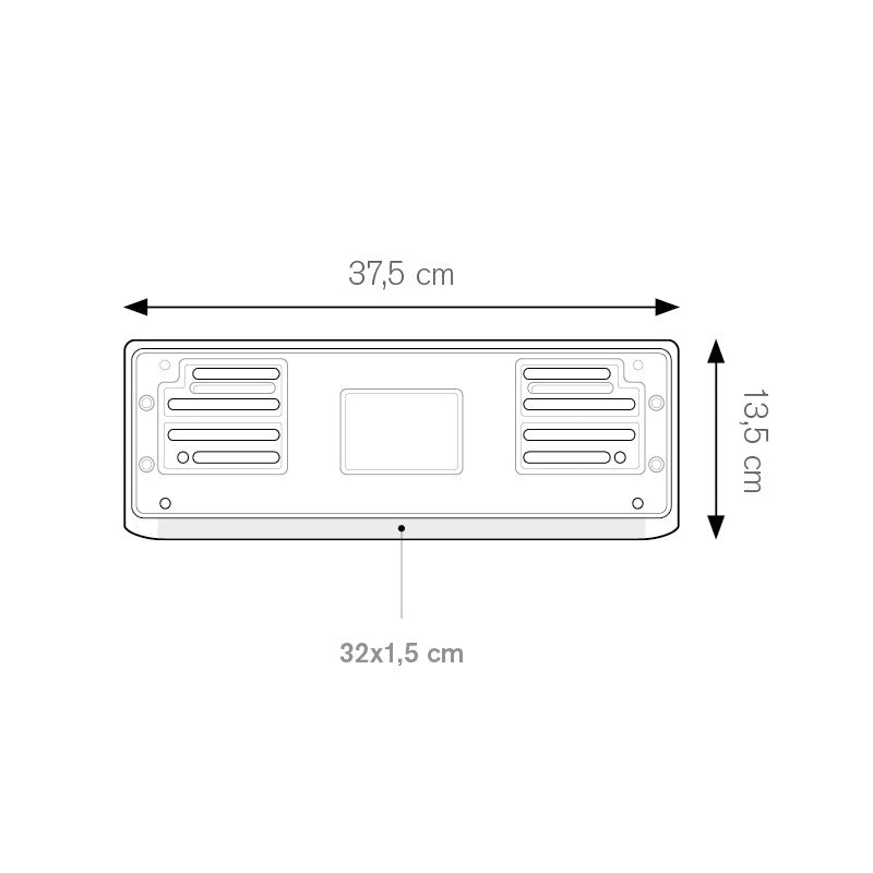Portatarga Anteriore Auto in Metallo – Personalizzabile Serigrafia / UV