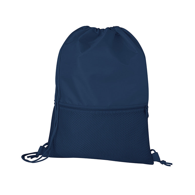 Sacca Zainetto Sportiva Gym Sack Sport Ginnastica Nuoto Borsa Coulisse Palestra Impermeabile Viaggio Scarpe Scuola Asilo Bambini Adulti Unisex in Nylon 210D con Tasca Frontale