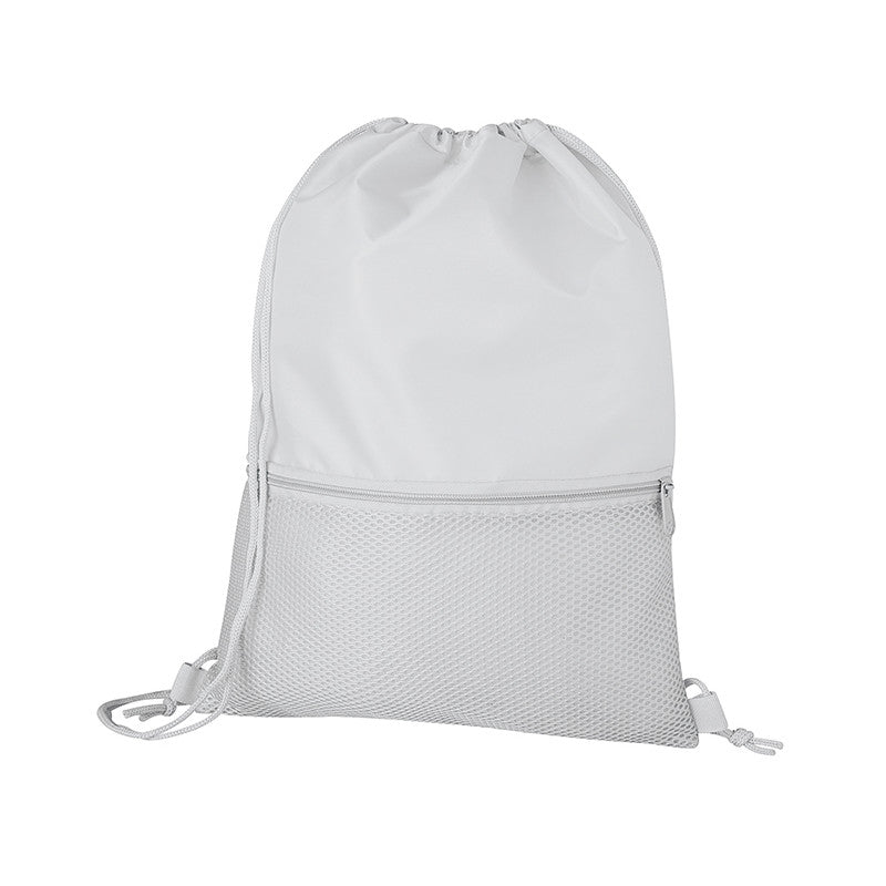 Sacca Zainetto Sportiva Gym Sack Sport Ginnastica Nuoto Borsa Coulisse Palestra Impermeabile Viaggio Scarpe Scuola Asilo Bambini Adulti Unisex in Nylon 210D con Tasca Frontale