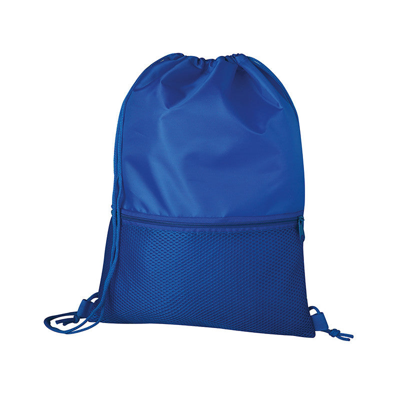 Sacca Zainetto Sportiva Gym Sack Sport Ginnastica Nuoto Borsa Coulisse Palestra Impermeabile Viaggio Scarpe Scuola Asilo Bambini Adulti Unisex in Nylon 210D con Tasca Frontale