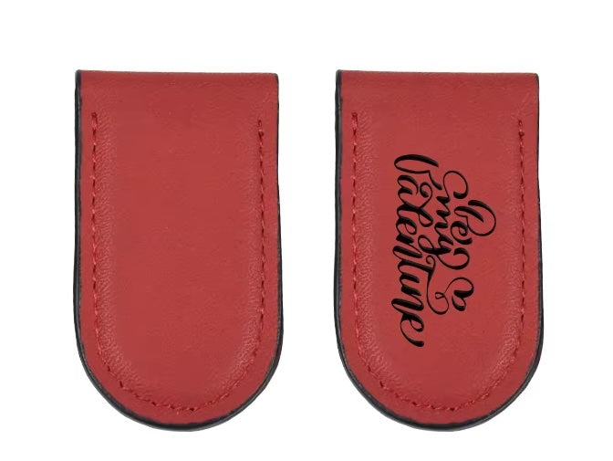 Esempio di personalizzazione del fermasoldi rosso