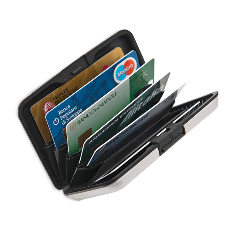 Porta Tessere in ABS con 7 Vani – 11x7,5 cm, Custodia Carte Compatta e Resistente, Personalizzabile con Stampa UV, Serigrafica o Tampografica