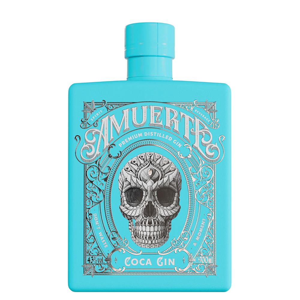 AMUERTE coca leaf gin LIGHT BLUE 43° 70cl