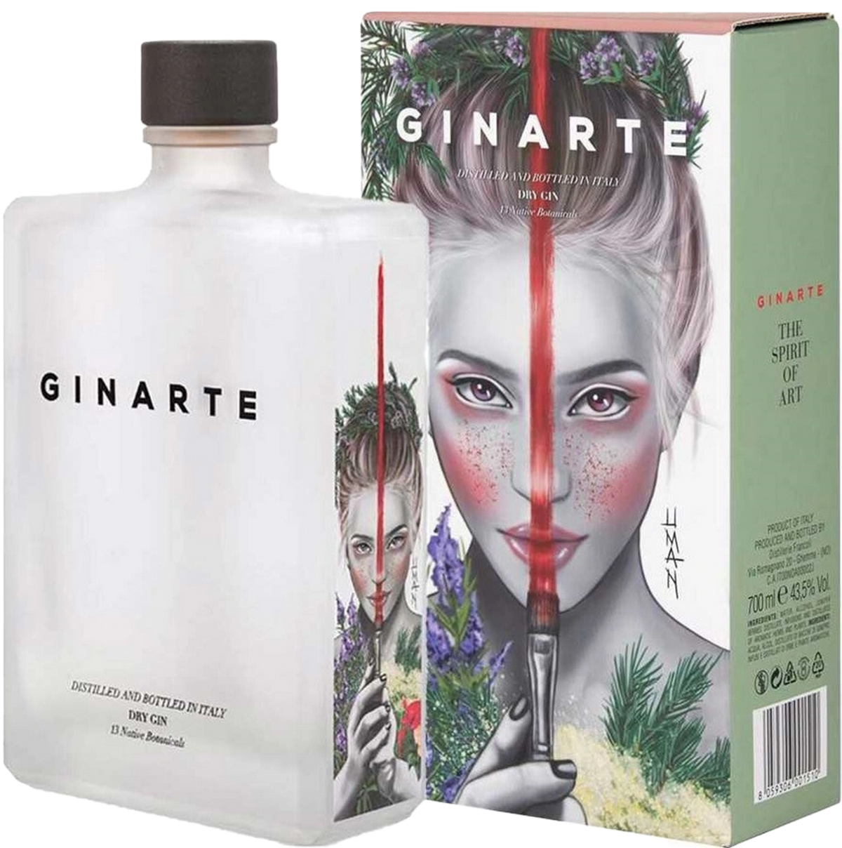 GINARTE dry gin 43,5° 70cl